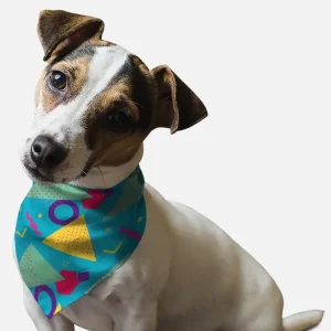 1980's Retro Style Dog Bandana by Bandoggies