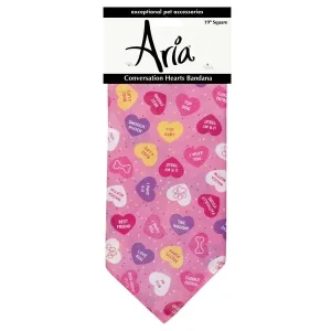 Aria Conversation Hearts Bandanas
