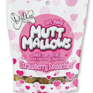 Lazy Dog Mutt Mallows Strawberry Smoochies Dog Treat 5 oz