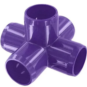 1 in. 5-Way PVC Fitting, Furniture Grade