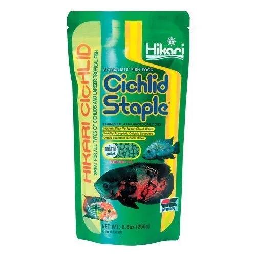 Hikari Cichlid Staple - Mini Pellets - 8.8 oz