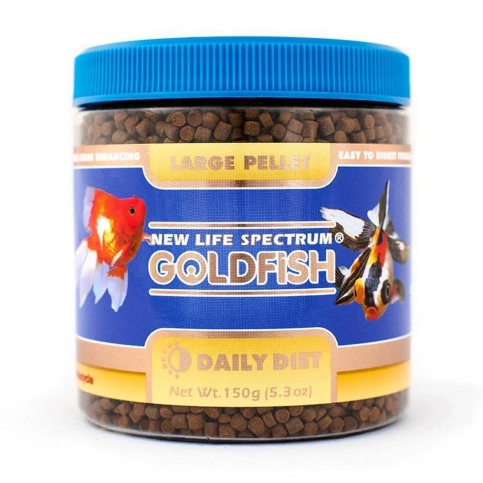 New Life Spectrum Goldfish Pellets Fish Food, 5.3 oz, Large