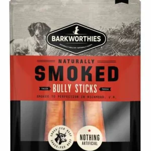 Barkworthies Smoked Bully 6 in Thick, 3-Pack