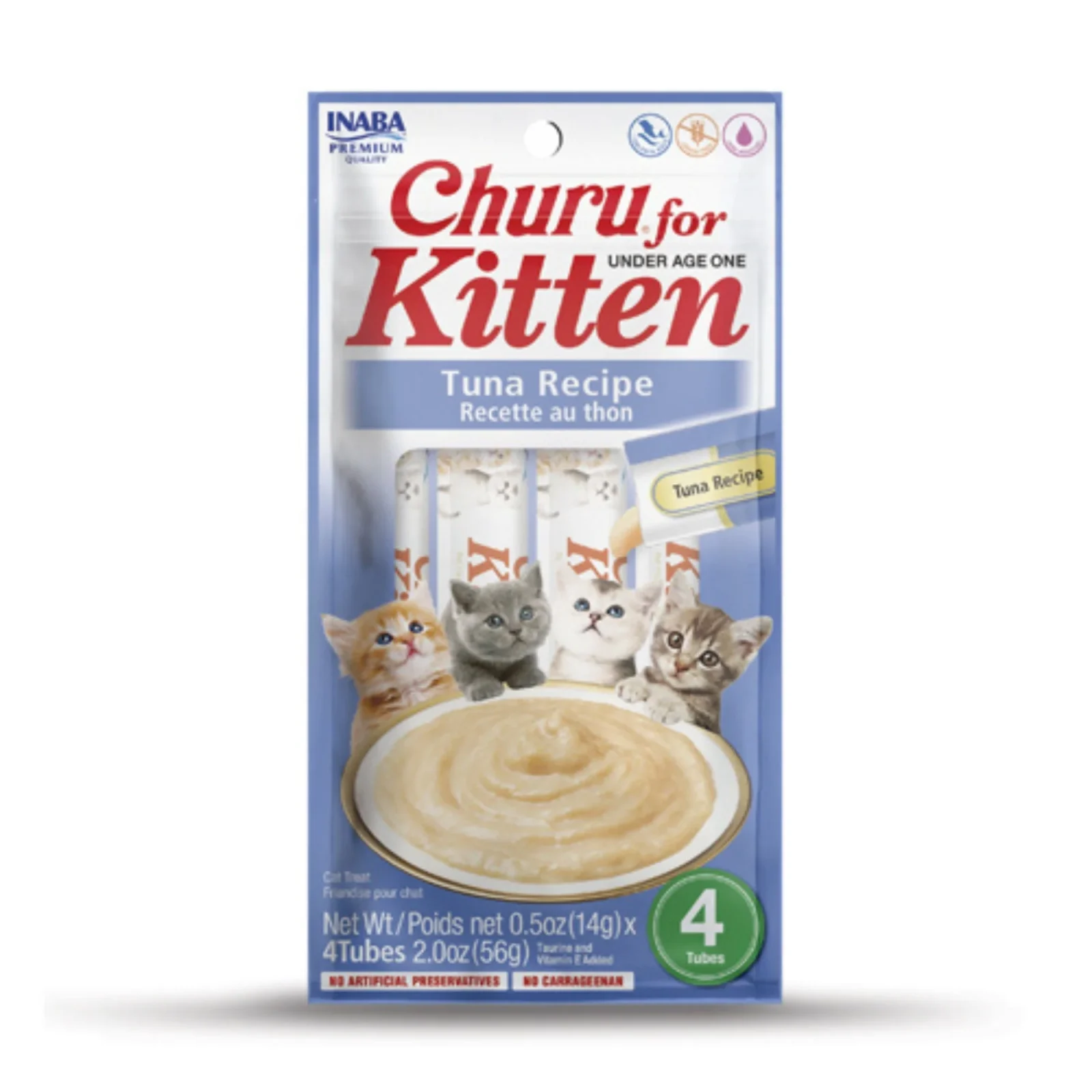 Inaba Churu Kitten Cat Treats - Tuna, 2 oz each, Case of 4 - Image 2