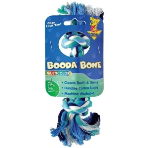 Petmate Aspen Booda Dual-Knotted Bone Rope Dog Toy - Multi-Colored