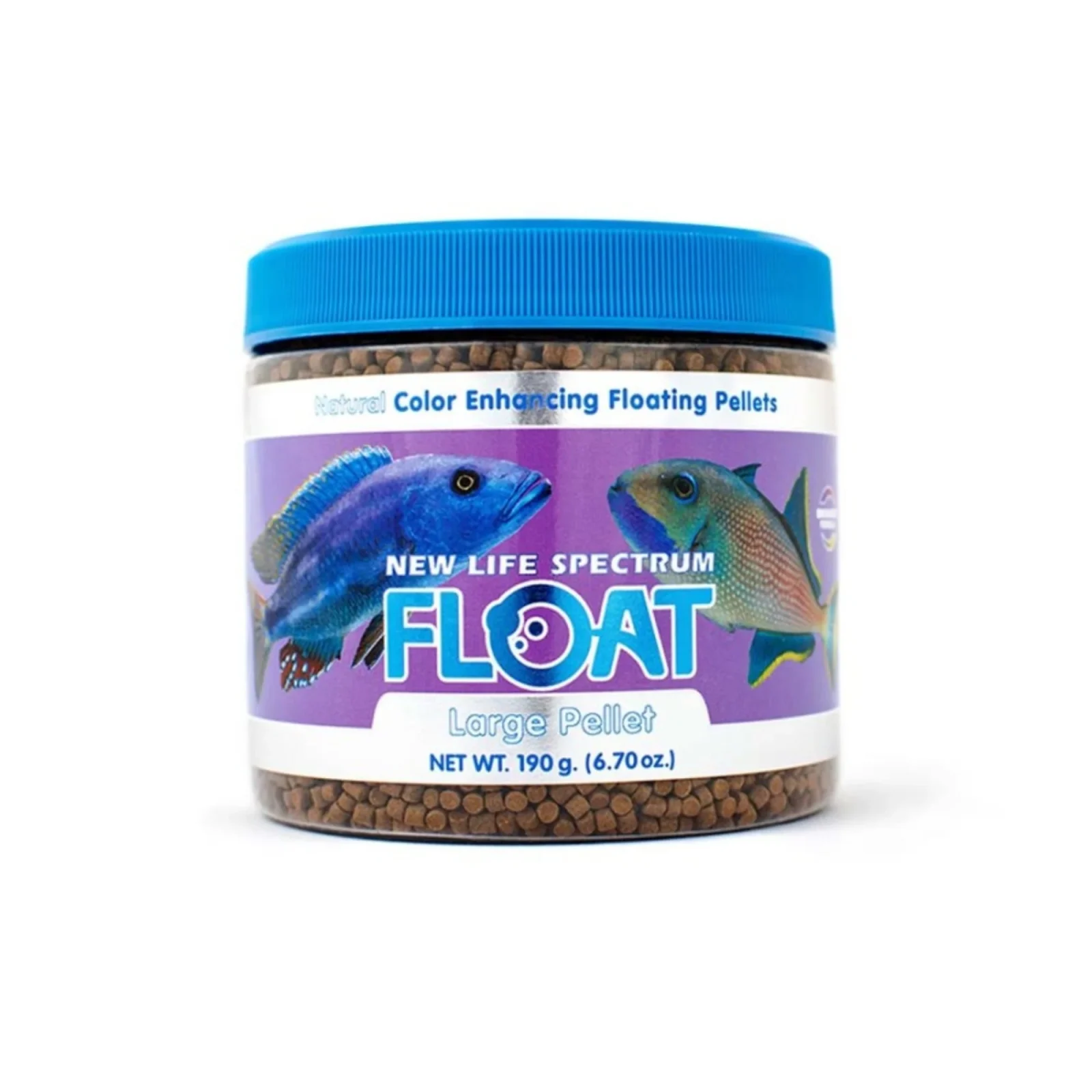 New Life Spectrum Float Pellets Fish Food, 6.70 oz, Large