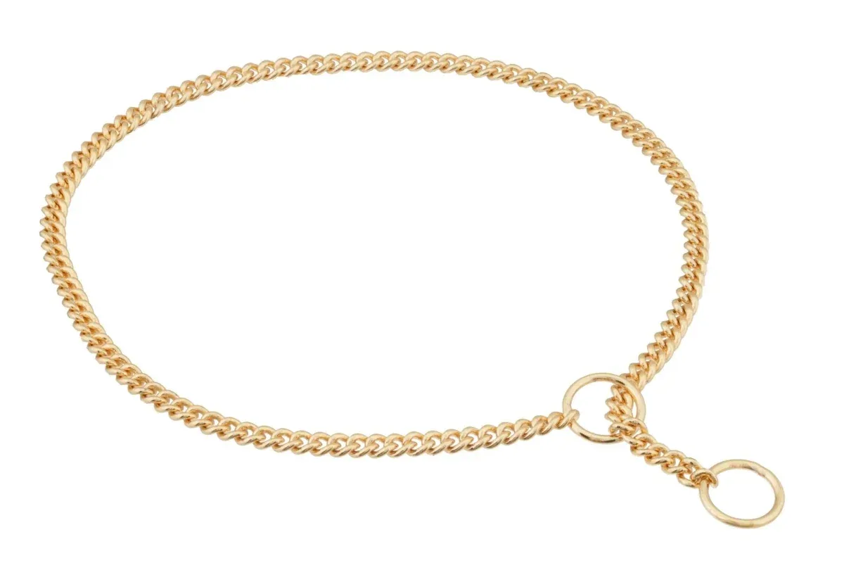 Slip Curve Show Chain Dog Collar (24 in x 1.6 mm) - Image 2