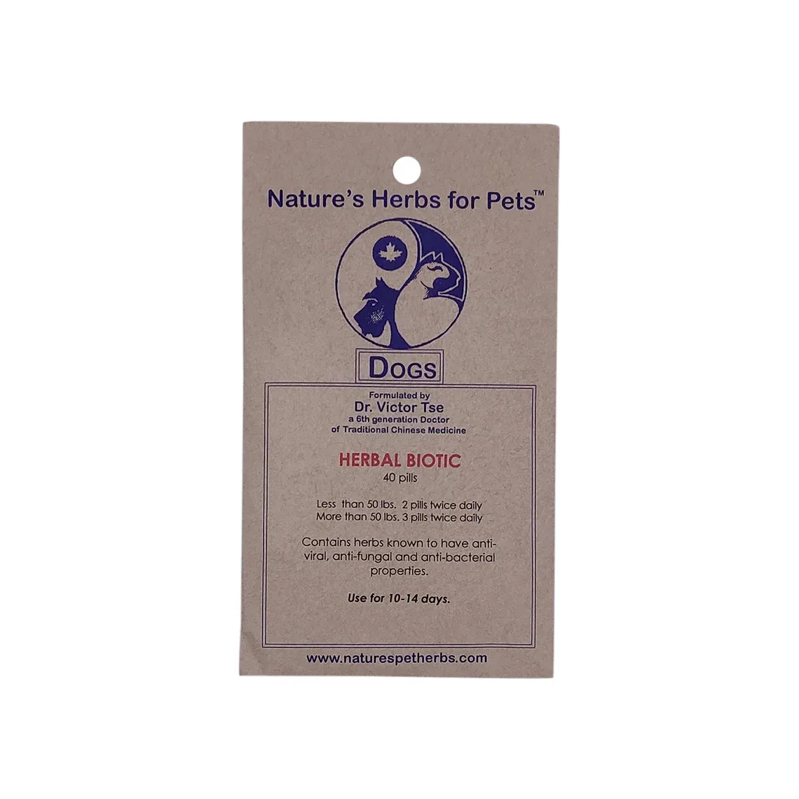 Nature's Herbs for Pets Herbal Biotic for Dogs