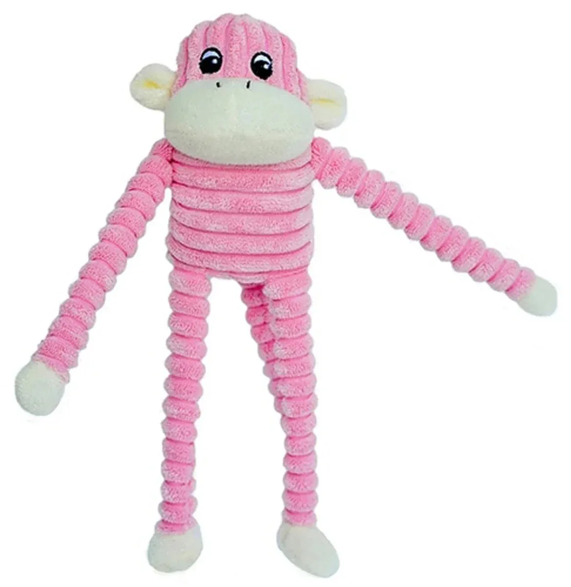 ZippyPaws Spencer Crinkle Monkey Pink Small - Image 2