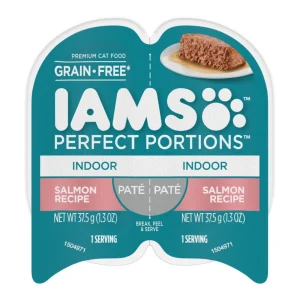 IAMS Perfect Portions Wet Cat Food - Salmon Pate, 2.6 oz each, Case of 24