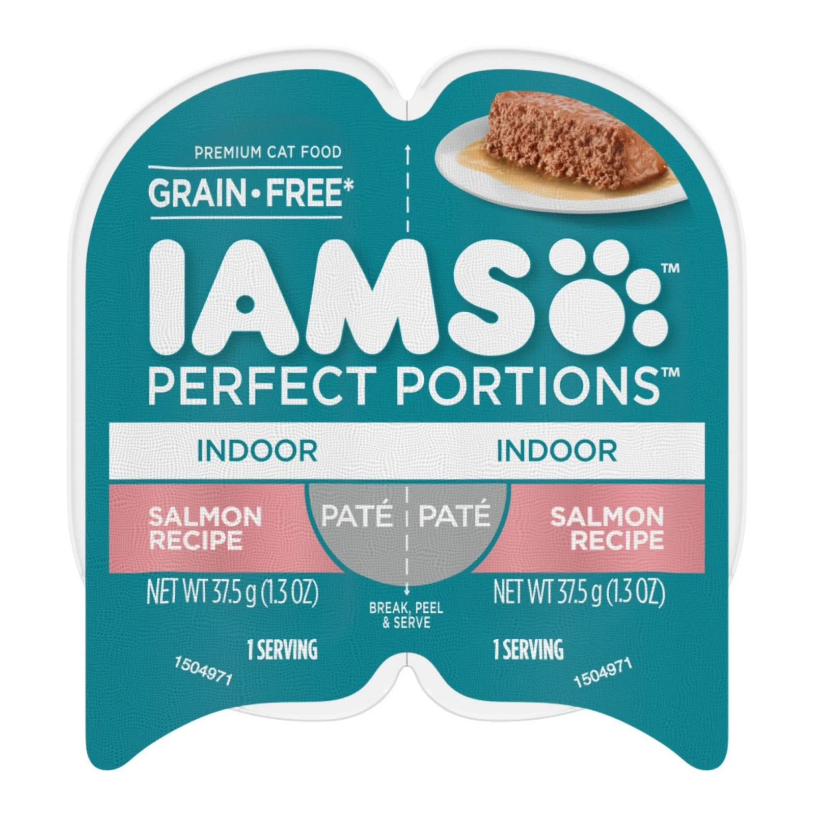 IAMS Perfect Portions Wet Cat Food - Salmon Pate, 2.6 oz each, Case of 24