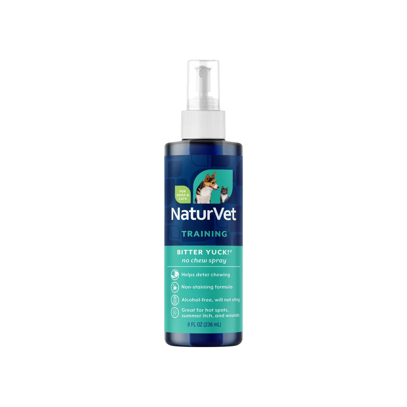 NaturVet Bitter YUCK! No Chew Spray for Dogs & Cats