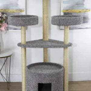 Sisal Cat Tree with House