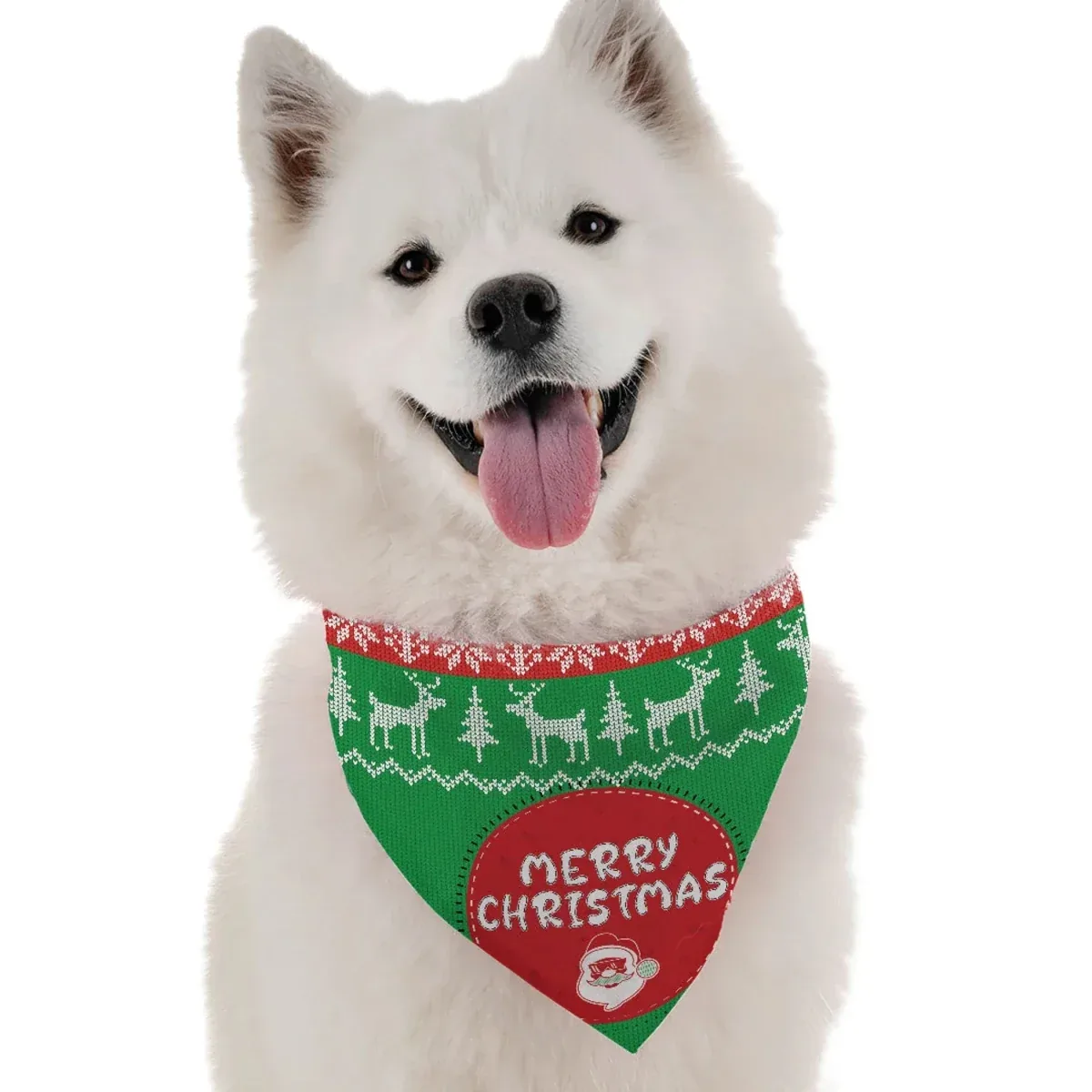 Ugliest Xmas Sweater Dog Bandana by BanDoggie - Image 2