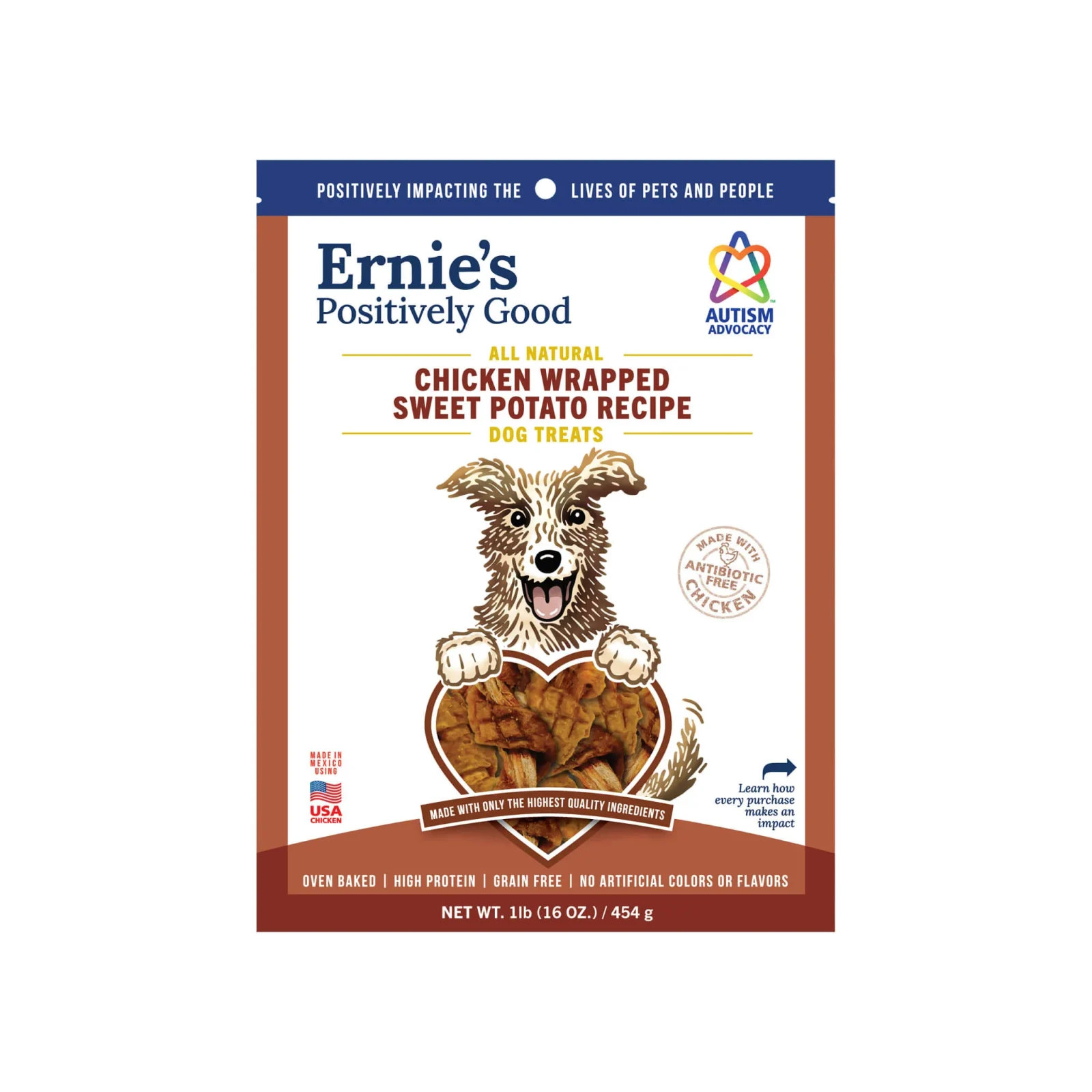 Ernie's Positively Good Chicken Wrapped Sweet Potato Dog Treats - Image 2