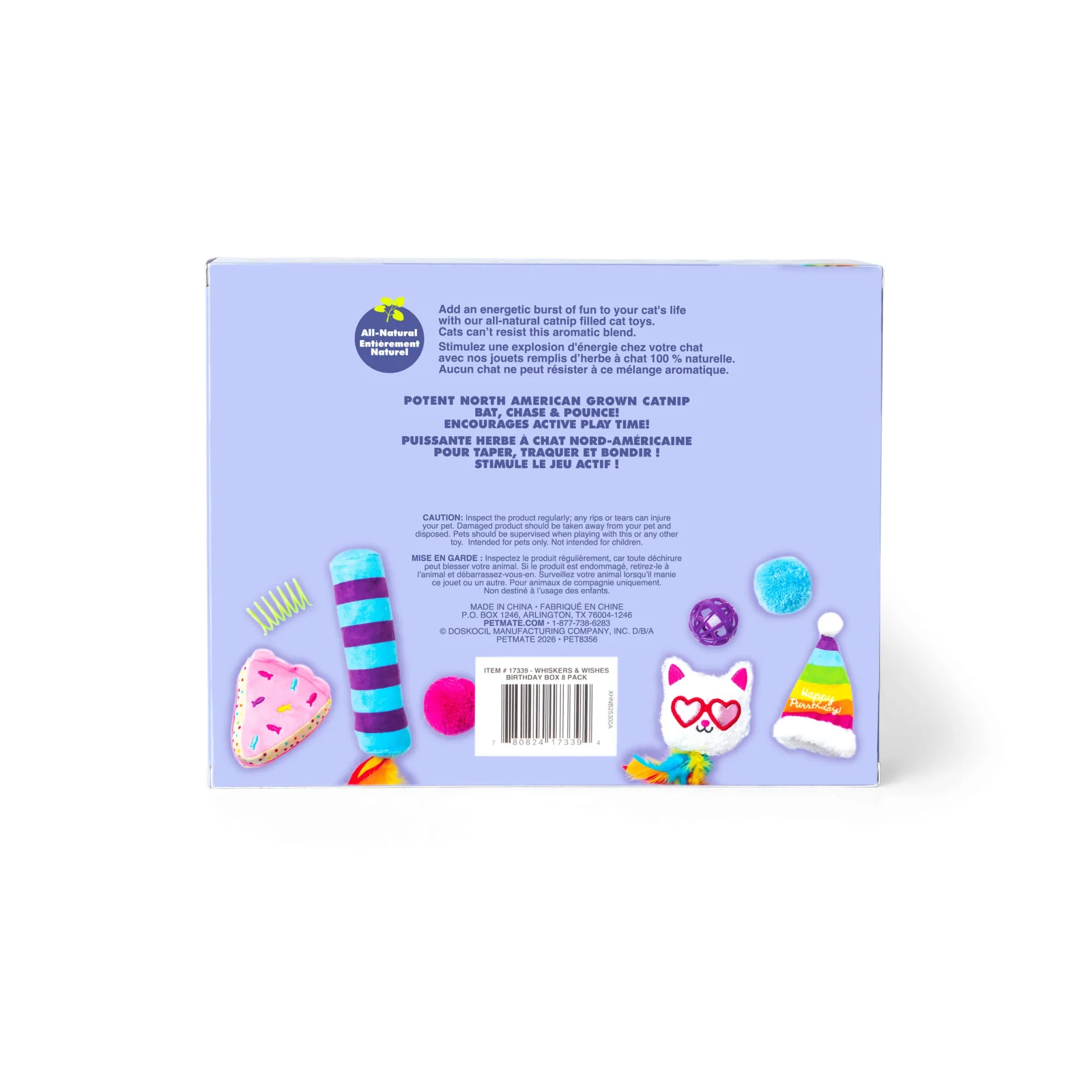 Quirky Kitty Birthday Box 8pk – Birthday & Gotcha Day Cat Toy Gift Set - Image 2