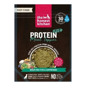 The Honest Kitchen Dog Protein Plus+ Grain-Free Fish With Superfoods Dehydrated Topper, 12 oz Pouch