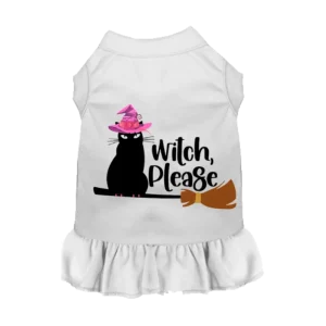 Witch Please Cat Dog Tee and Dress - Halloween Dog Apparel by Bark Fifth Avenue