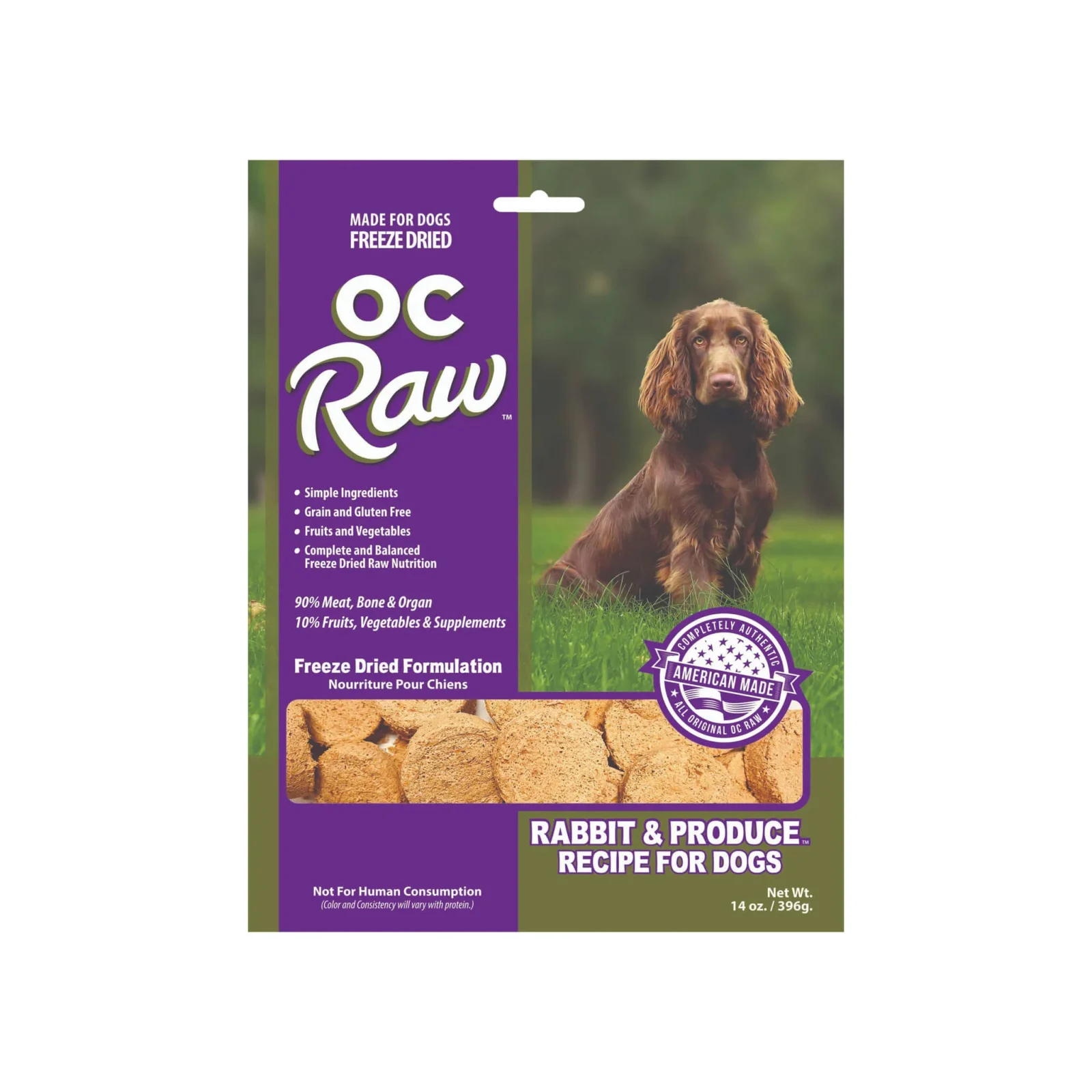 OC Raw Freeze Dried Sliders Dog Food