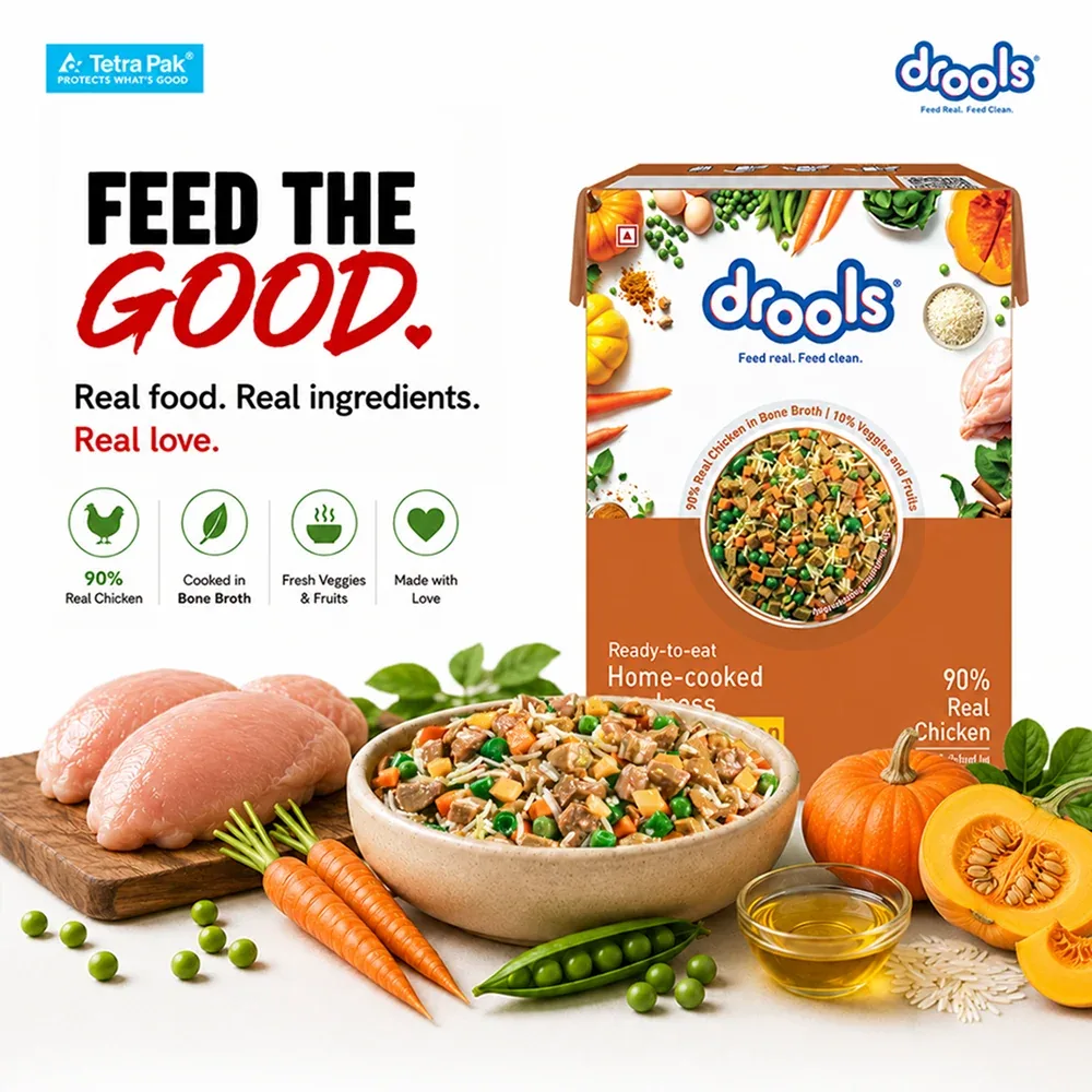 Drools Tetra Pack Real Chicken Pumpkin Dog Fresh Food - Image 2