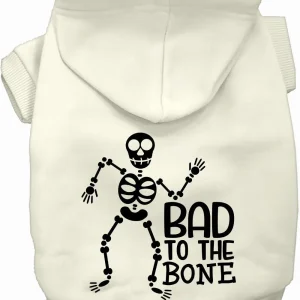 Bad to the Bone Halloween Pet Hoodie