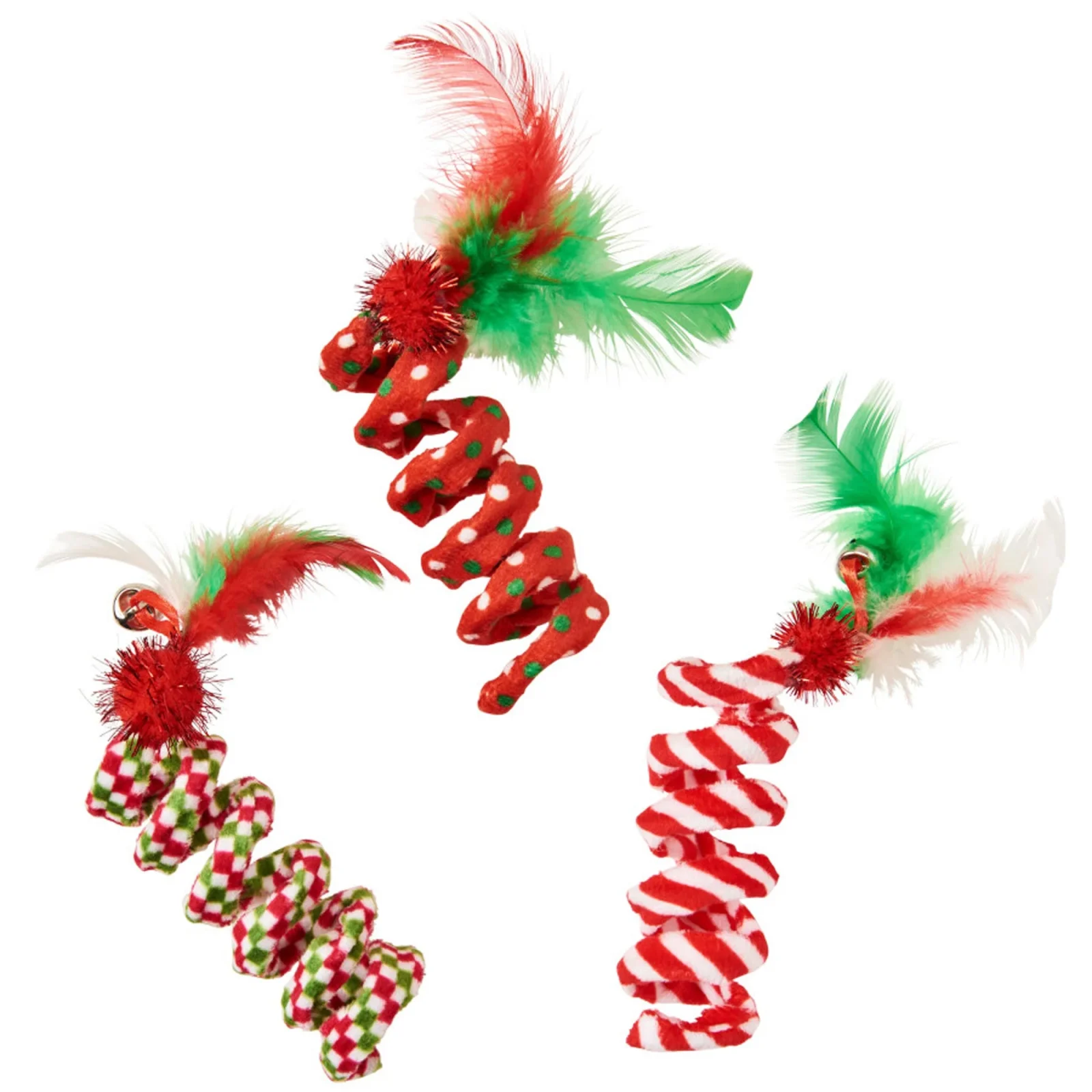 Holiday Spring Cat Toys 3-Count Assorted