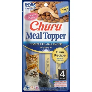Inaba Churu Complete & Balanced Cat Food Topper - Tuna, 2 oz, 4 ct, 6 ct