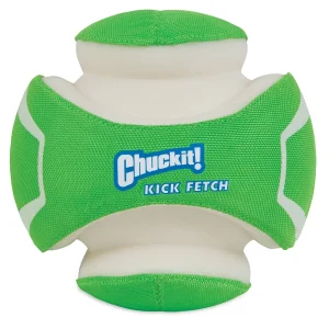 Chuckit! Kick Fetch Max Glow Toy for Dogs (Green)