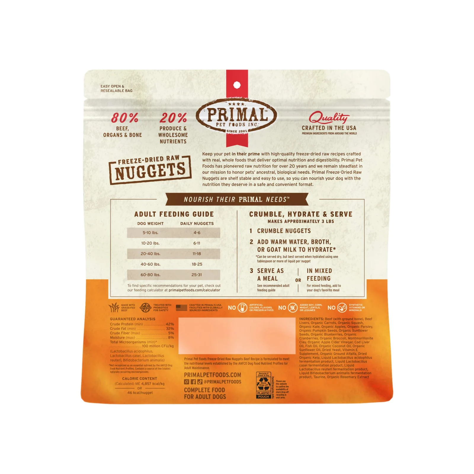 Primal Pet Foods Freeze Dried Nuggets Dog Food - Image 2