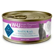 BLUE Natural Veterinary Diet W+U Weight Management + Urinary Care Canned Cat Food