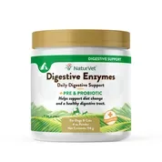 NaturVet Digestive Enzymes Plus Pre & Probiotic Supplement for Dogs and Cats