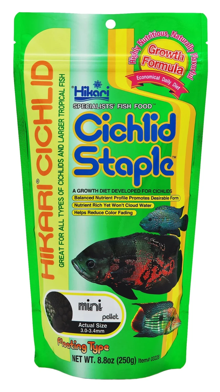 Hikari Cichlid Staple - Mini Pellets - 2 oz