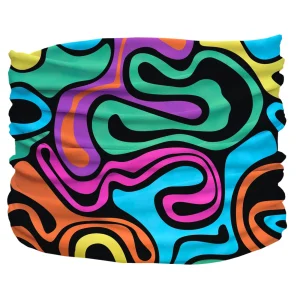 Zoomies Pup Scruff - Abstract Swirl Dog Bandana Dog Collar