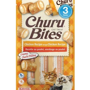 Inaba Churu Bites Cat Treats Chicken .35 oz. 3 ct 6 ct