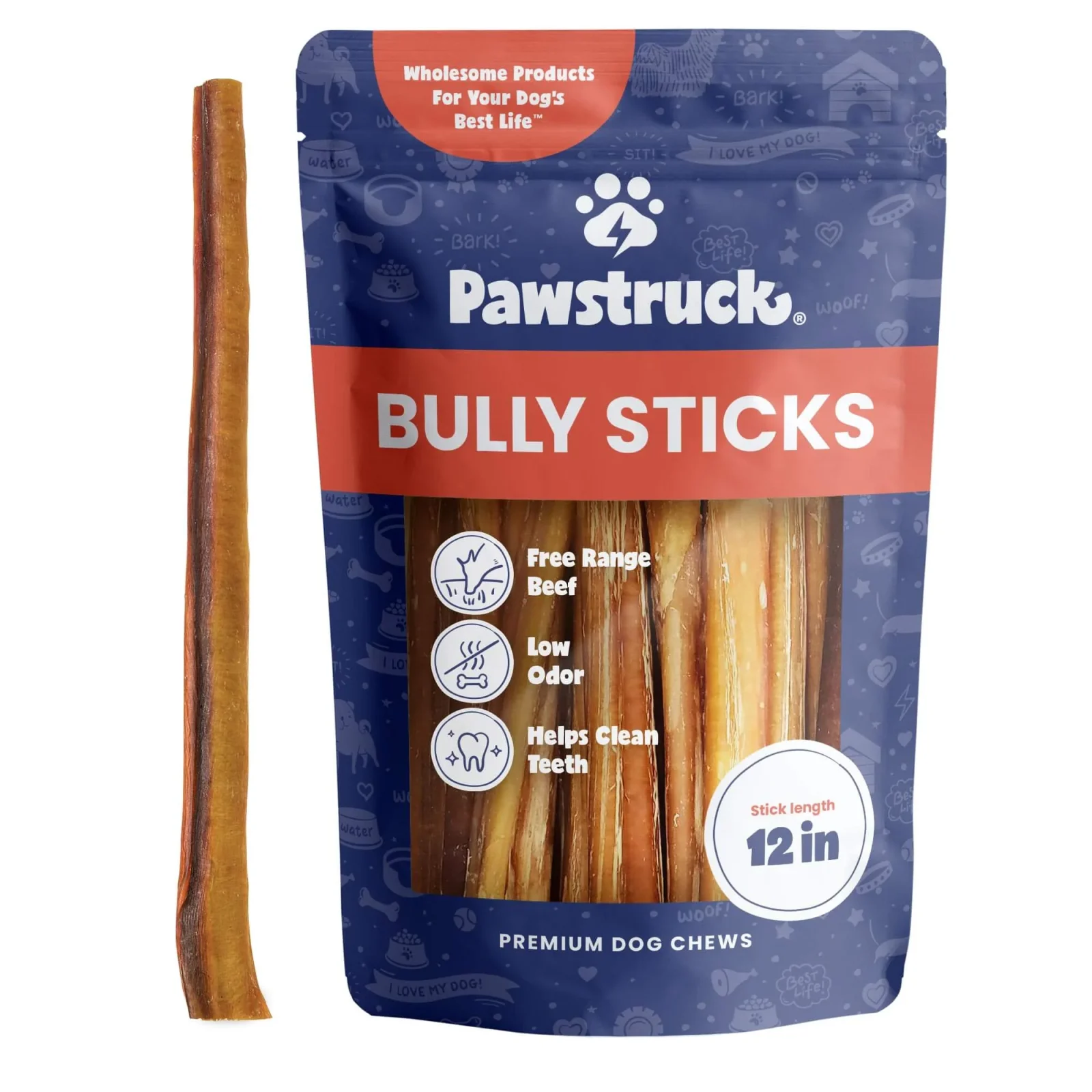 Straight Bully Sticks for Dogs (Sold by Weight)