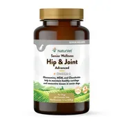 NaturVet Senior Wellness Hip and Joint Plus Omegas Advanced Supplement for Dogs