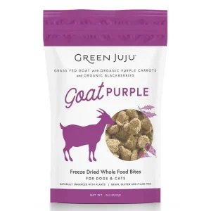 Green Juju Goat Purple Freeze Dried Toppers - 3 oz Bag