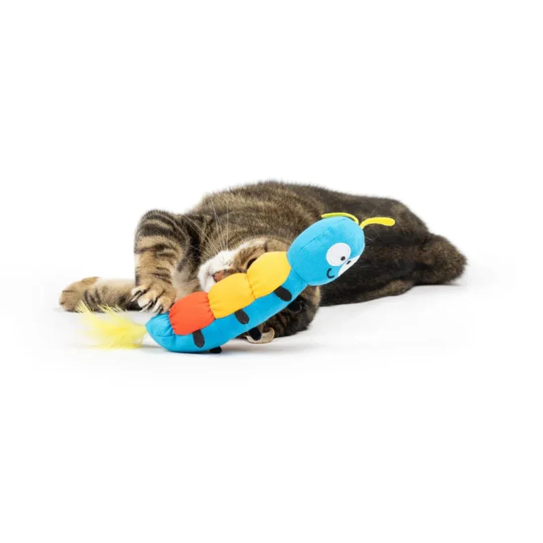H&K C Kicker Caterpillar Organic Catnip Plush Crinkle - Image 2