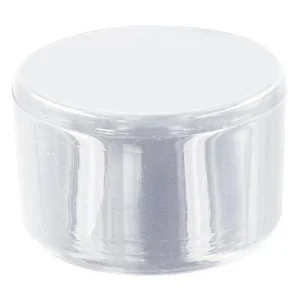 1-1/4 in. External PVC Flat End Caps, Furniture Grade