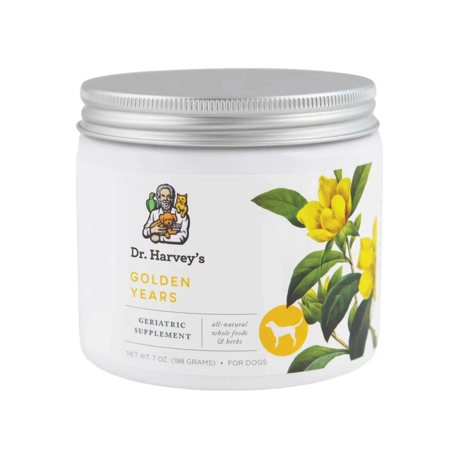 Dr. Harvey's Golden Years Whole Food & Herb Geriatric Supplement for Senior Dogs