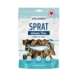 Icelandic Cat Sprats Whole Fish For Cats .85 oz