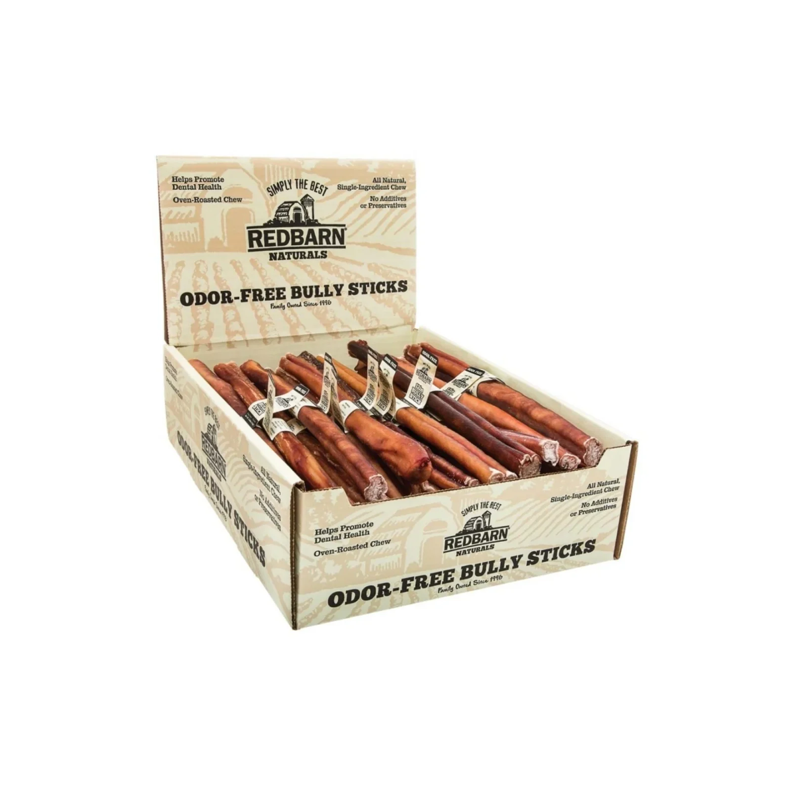 Redbarn Pet Products Odor-Free Bully Stick Dog Chew 12 in, 35 ct - Image 2