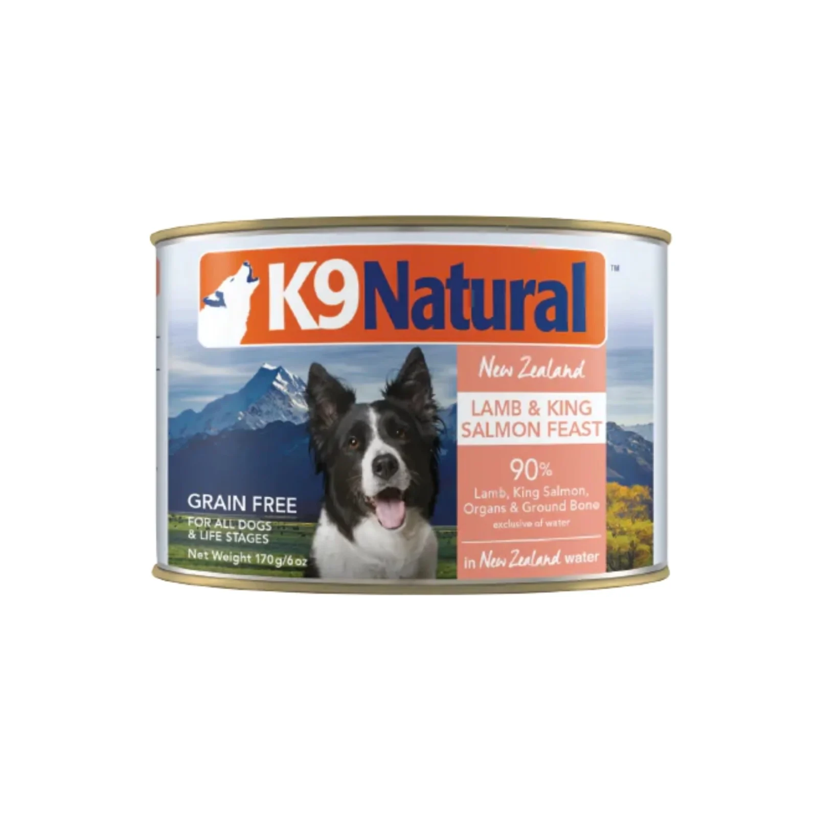 K9 Natural Canned Lamb & Salmon Feast 6 oz. 12 ct