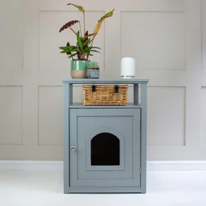 Grey Cat Washroom by Lords & Labradors