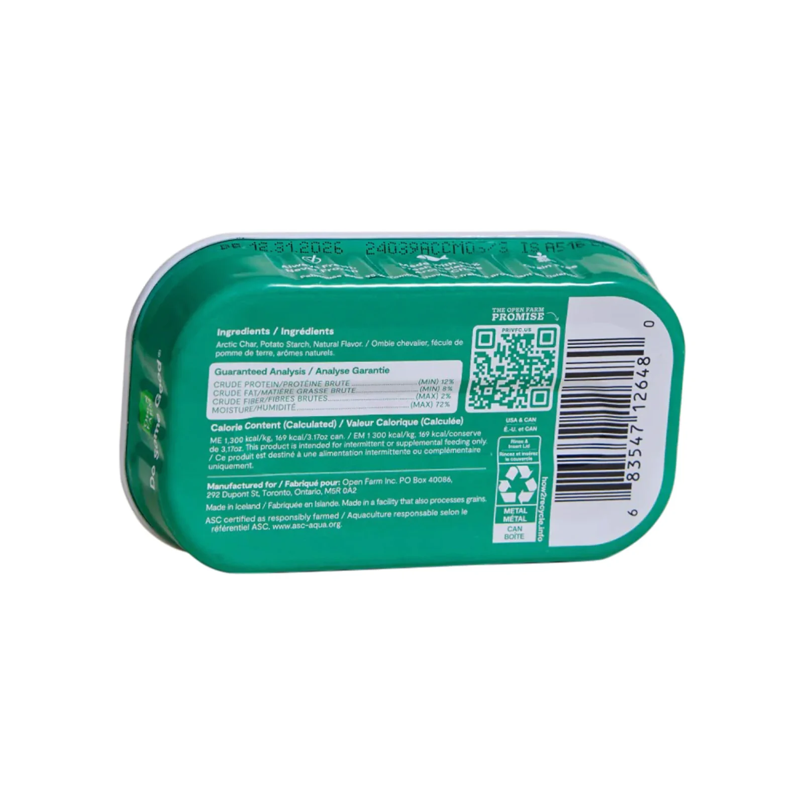 Open Farm Icelandic Fish Wet Topper for Cats 3.17 oz (Case of 17) - Image 2