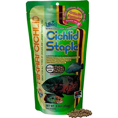 Hikari Cichlid Staple - Medium Pellets - 8.8 oz