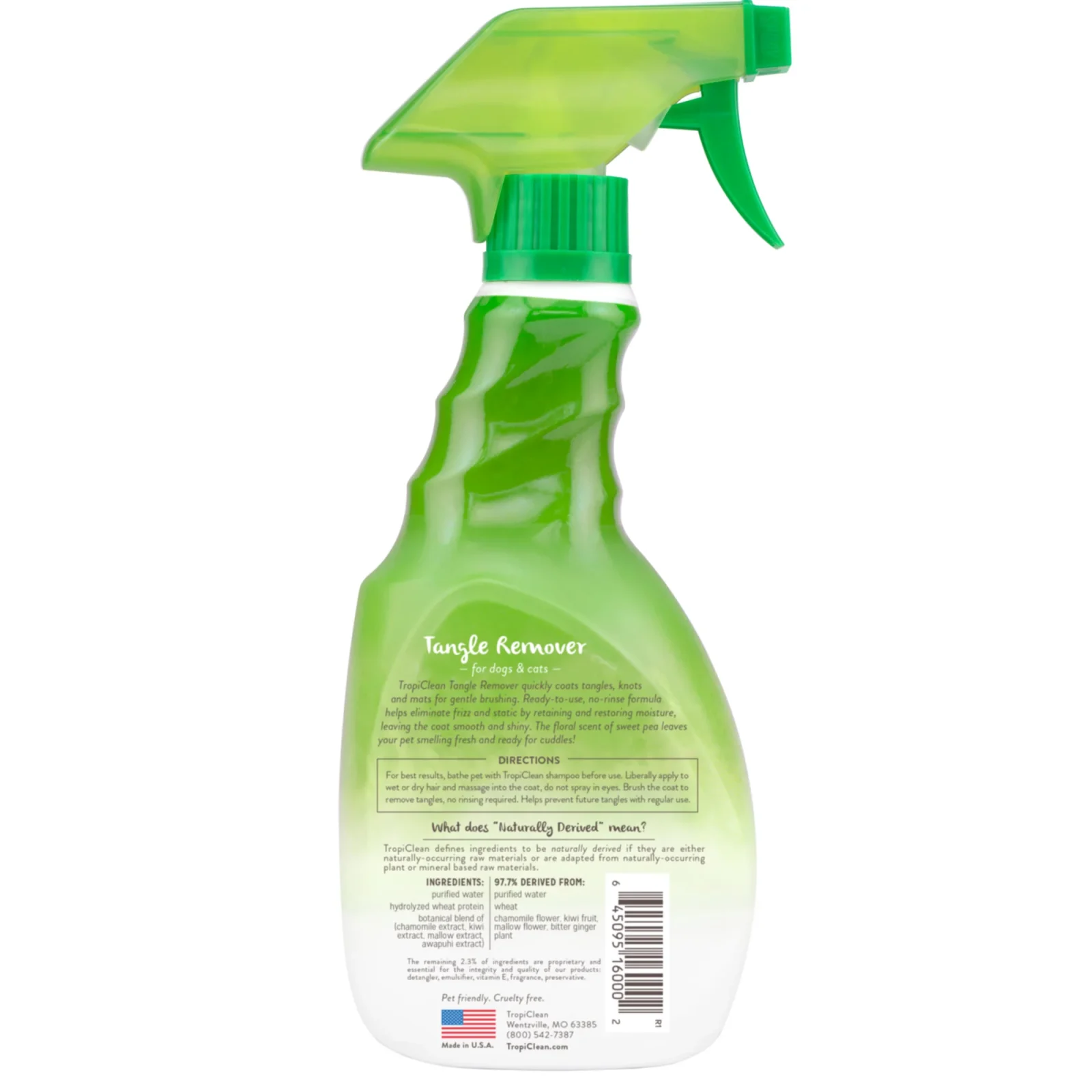 TropiClean Gentle Tangle Remover for Dogs 16 oz - Image 2