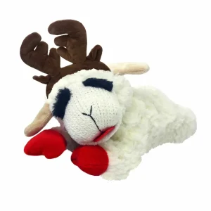 Multipet Holiday Lamb Chop with Antlers