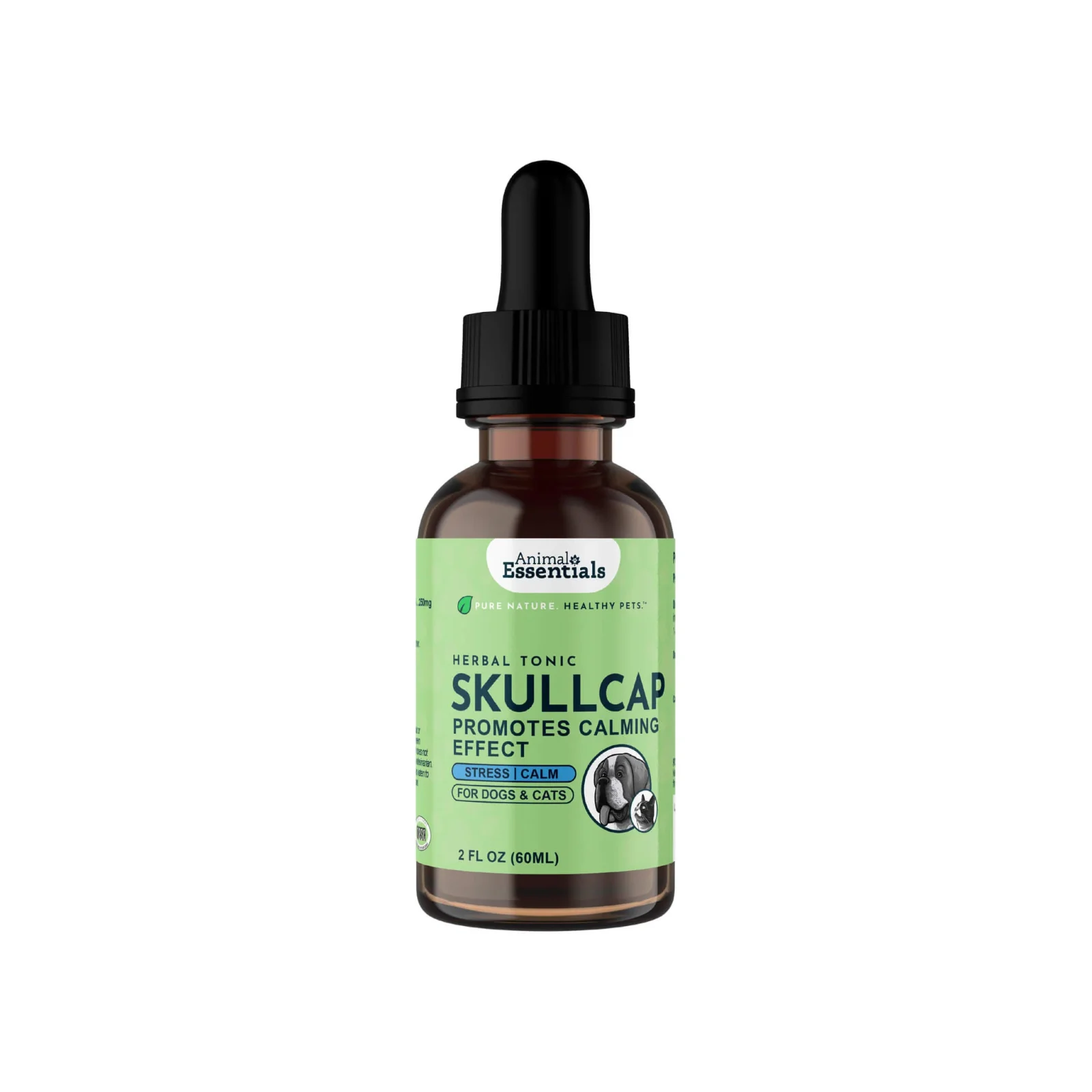 Animal Essentials Skullcap Calming Herbal Extract Liquid for Dogs & Cats - Image 2