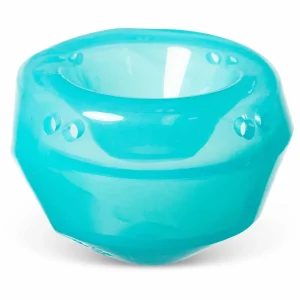 Totally Pooched Stuff'n Wobble Ball Teal 5 in x 3.5 in